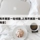 【上海开展新一轮核酸,上海开展新一轮核酸抗原筛查】